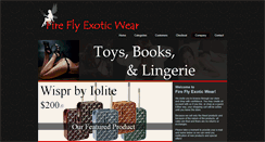 Desktop Screenshot of fireflyexoticwear.com